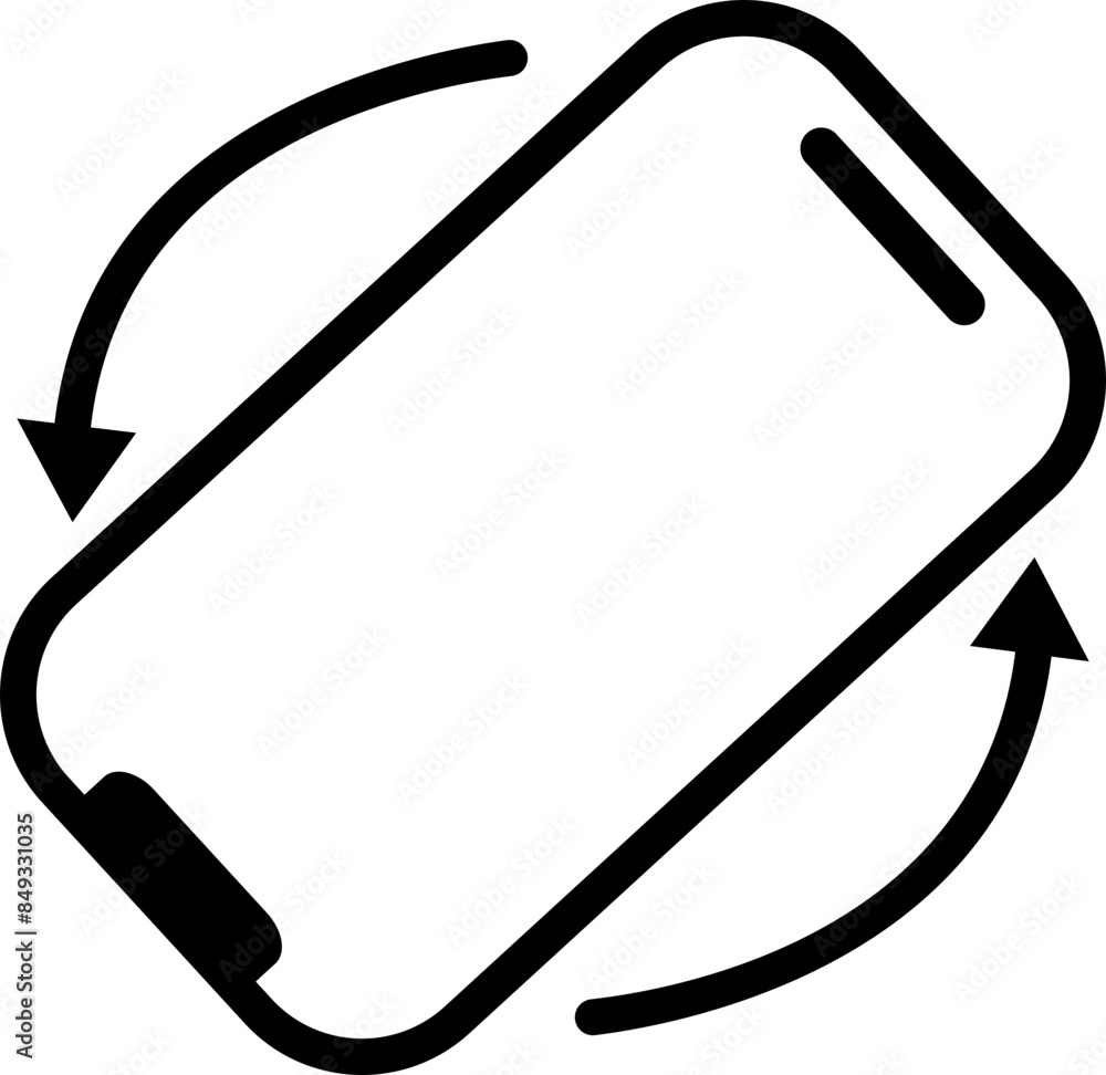 Rotate smartphone icon. Device rotation symbol. Rotate Mobile phone. Turn your device. Rotate smartphone, icons vector for web site or mobile app. vector modern flat isolated design template. Rotate smartphone icon. Device rotation symbol. Rotate Mobile phone. Turn your device. Rotate smartphone, icons vector for web site or mobile app. vector modern flat isolated design template.