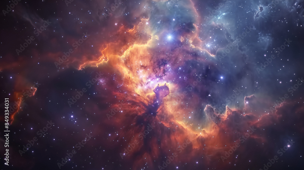Colorful Space Galaxy Cloud Nebula with Starry Night Cosmos and Supernova Colorful Space Galaxy Cloud Nebula with Starry Night Cosmos and Supernova