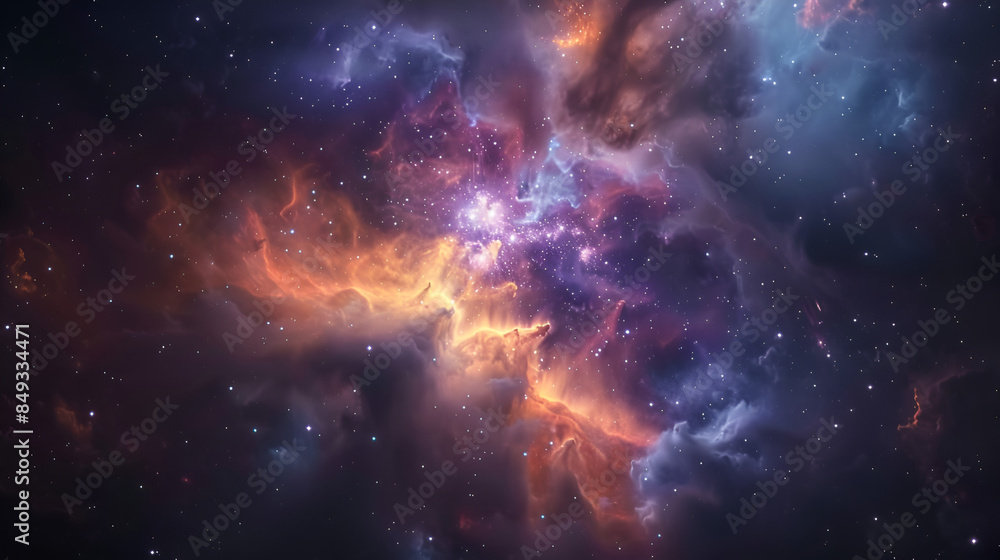 Colorful Space Galaxy Cloud Nebula with Starry Night Cosmos and Supernova Colorful Space Galaxy Cloud Nebula with Starry Night Cosmos and Supernova