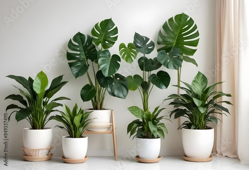 Set of High-Quality Transparent Plant Cut-Outs transparency backgrounds illustration