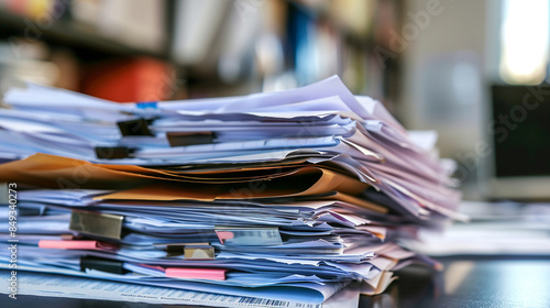 Inaccurate paperwork can lead to costly errors. photo