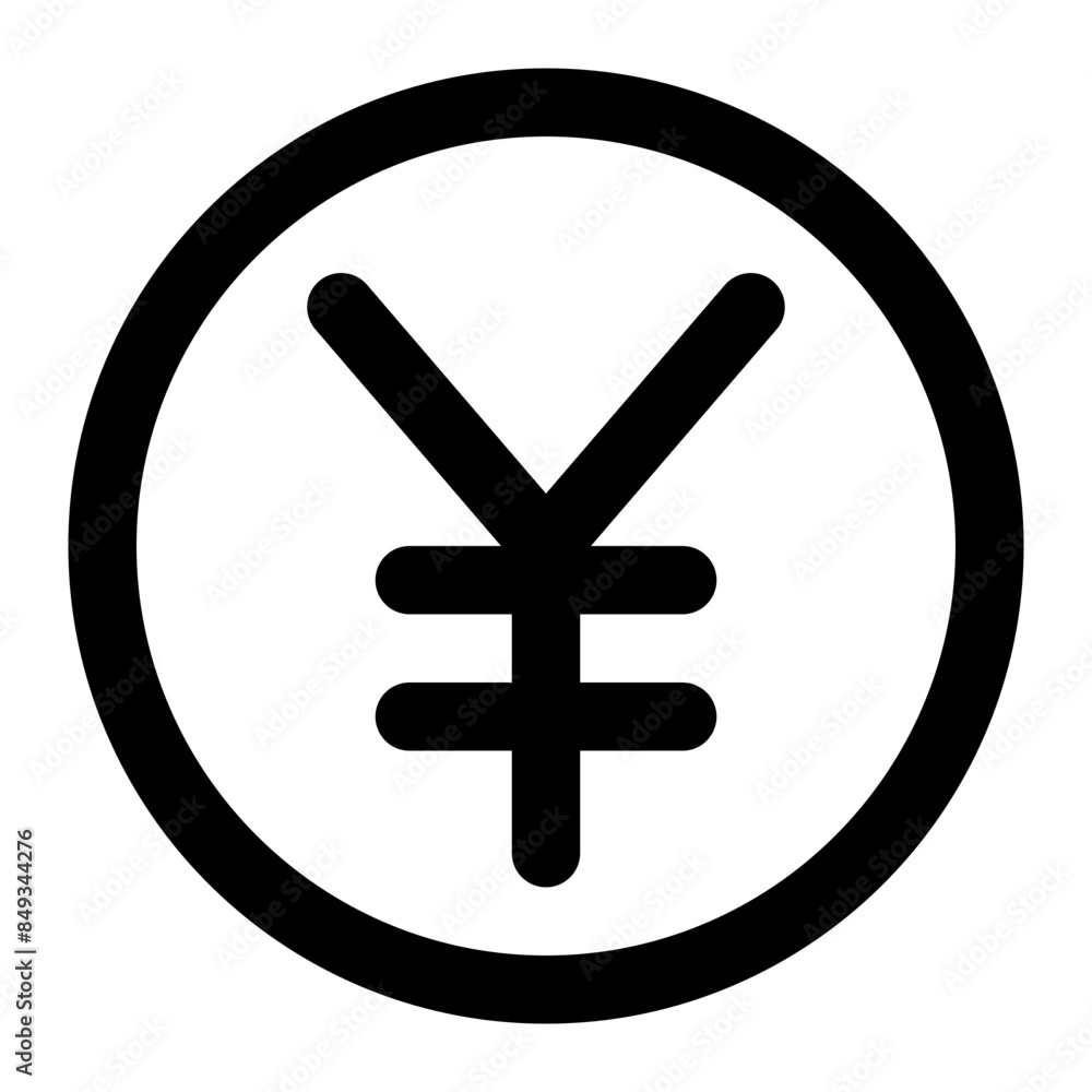 yen icon for illustration yen icon for illustration