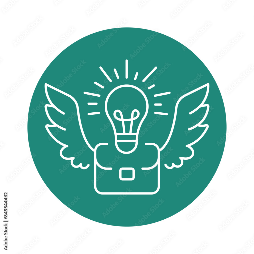 Career aspirations line black icon. Sign for web page, mobile app, button, logo Career aspirations line black icon. Sign for web page, mobile app, button, logo