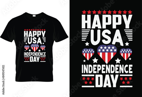 happy usa independence doy  tshirt design vector for print ,mug