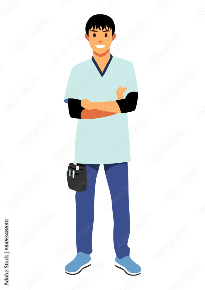 医療従事者「男性薬剤師」