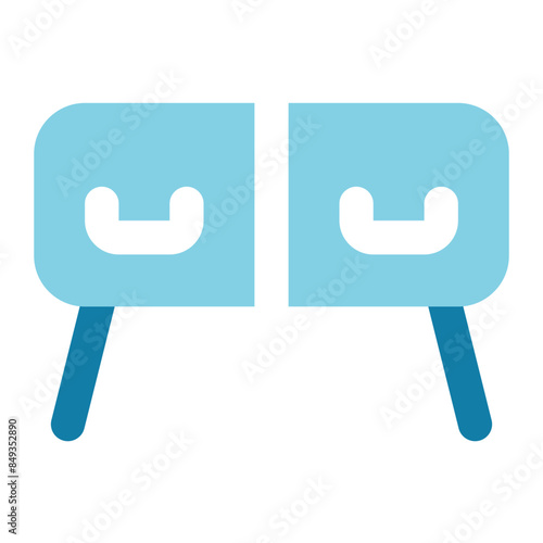 dresser icon for illustration