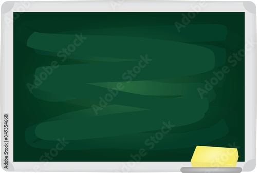 Green school board. vector illustration 