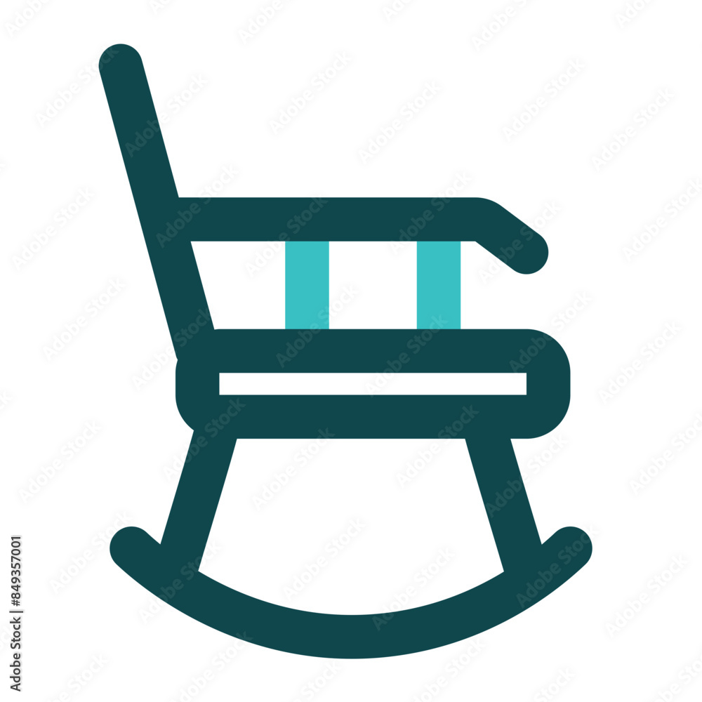 rocking chair icon for illustration rocking chair icon for illustration