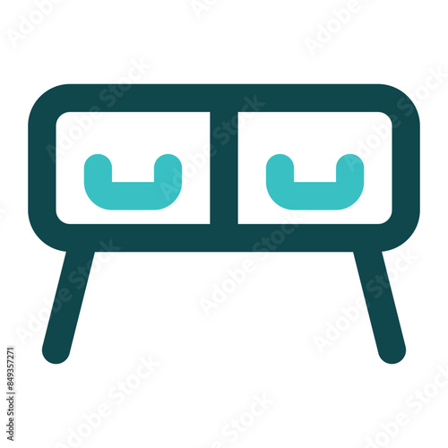 dresser icon for illustration