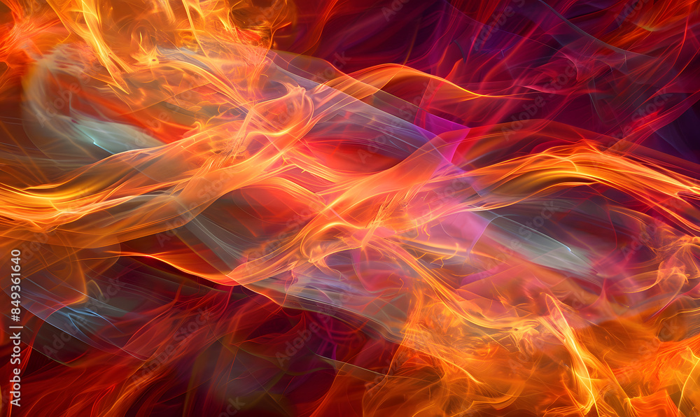 Fototapeta premium fire spark burn on dark background