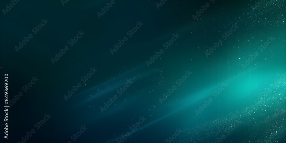 Abstract background in teal, blue, green, and black with a grainy texture and dark color gradient, suitable for technology web banner design. Includes copy space. Abstract background in teal, blue, green, and black with a grainy texture and dark color gradient, suitable for technology web banner design. Includes copy space.