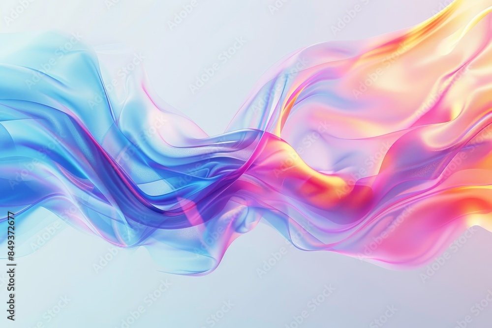 A colorful splash of paint with blue, red, and yellow colors A colorful splash of paint with blue, red, and yellow colors