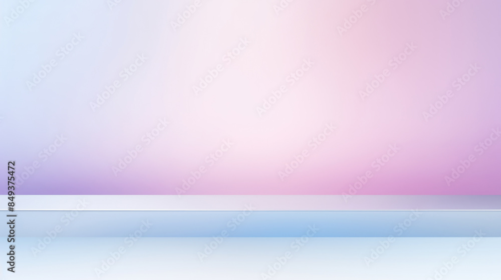 Fototapeta premium Abstract wavy soft gradient pastel background in glassmorphism style