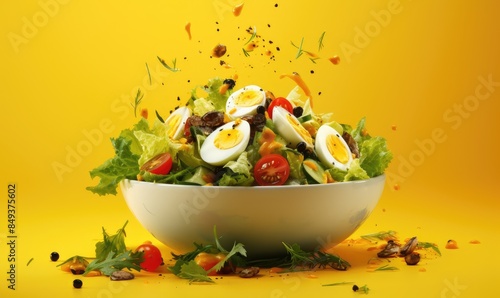 Delicious healthy salad