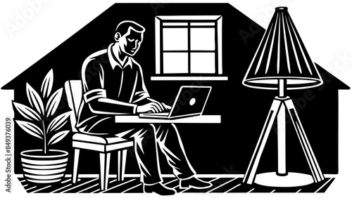 man-working-on-laptop-illustration--work-from-home
