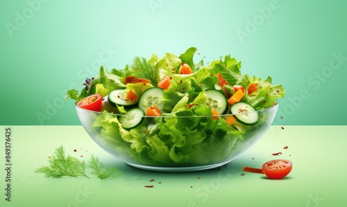Delicious healthy salad