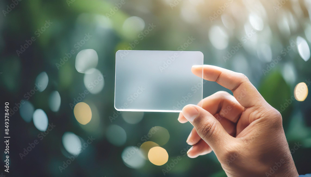 blank translucent card with rounded corners, ideal for displaying customizable designs and branding concepts blank translucent card with rounded corners, ideal for displaying customizable designs and branding concepts