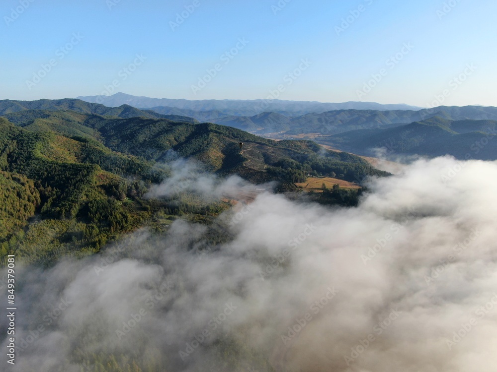 “Aerial photography of the mountainous regions in Northeast China “Aerial photography of the mountainous regions in Northeast China