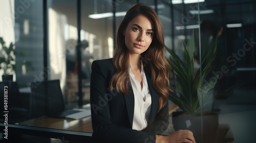 Free Download A young business woman borrows from the window  - GFXLoad