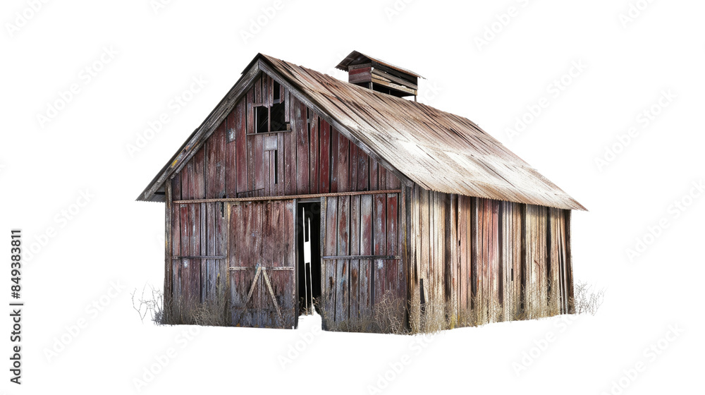 Barn on a transparent background Barn on a transparent background