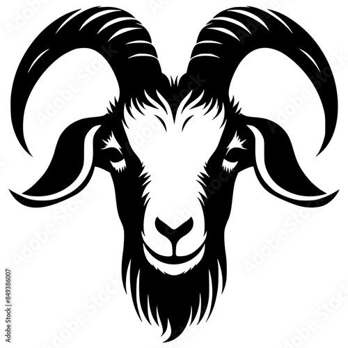 Goat head silhouette
