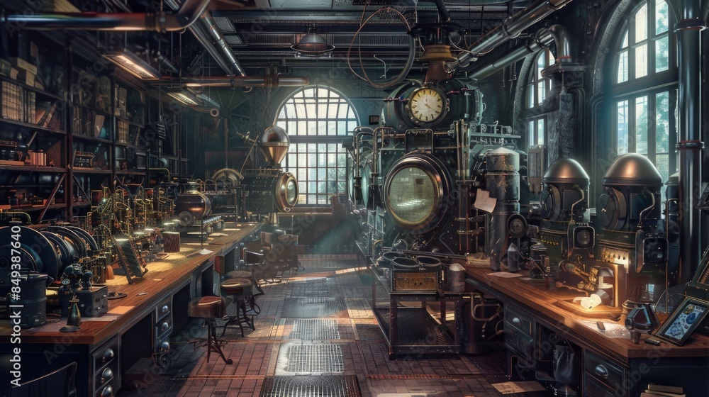 A room filled with various clocks on walls and shelves, offering many options for decoration or reference A room filled with various clocks on walls and shelves, offering many options for decoration or reference