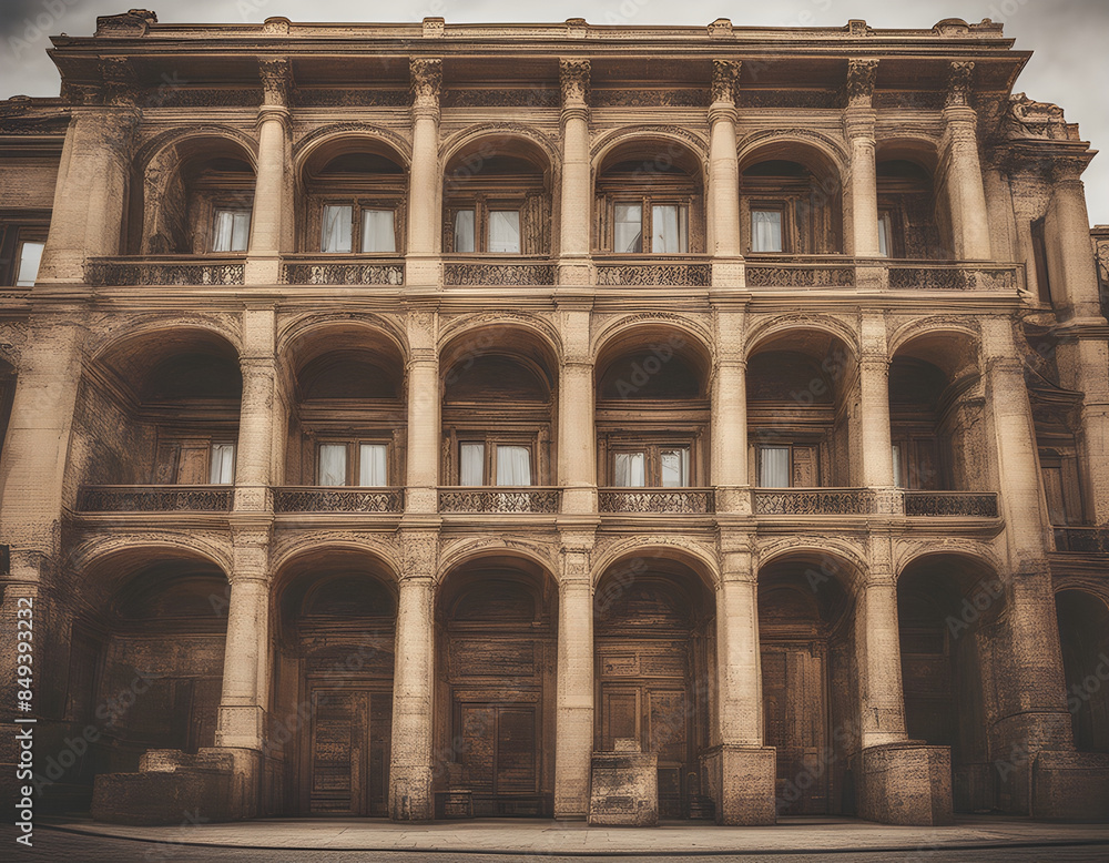 Fototapeta premium facade of a building