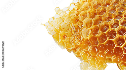 Honeycombs on a transparent background