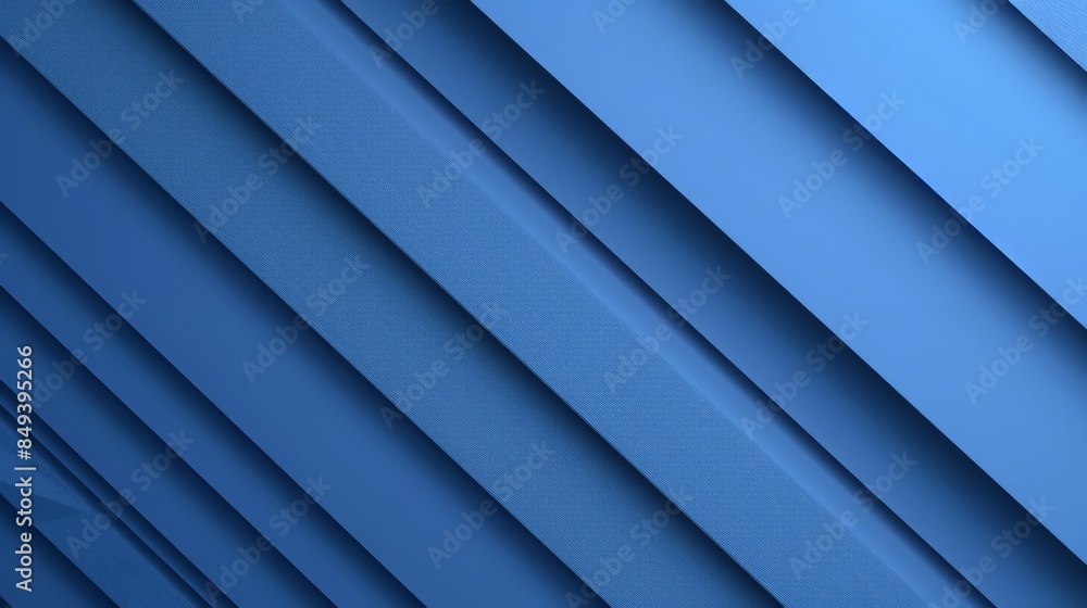 Design a blue background with a mix of sharp and soft diagonal lines.