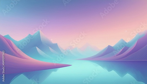 Background with landscape and mountains