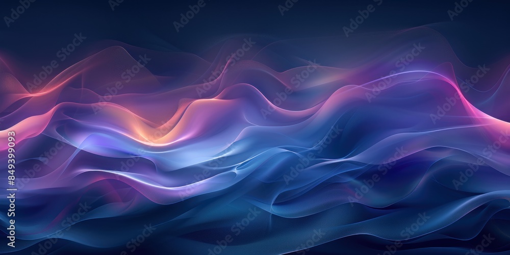 Fluid abstract design with waves of blue and pink merging into a soothing visual pattern, ideal for creative backgrounds. Fluid abstract design with waves of blue and pink merging into a soothing visual pattern, ideal for creative backgrounds.