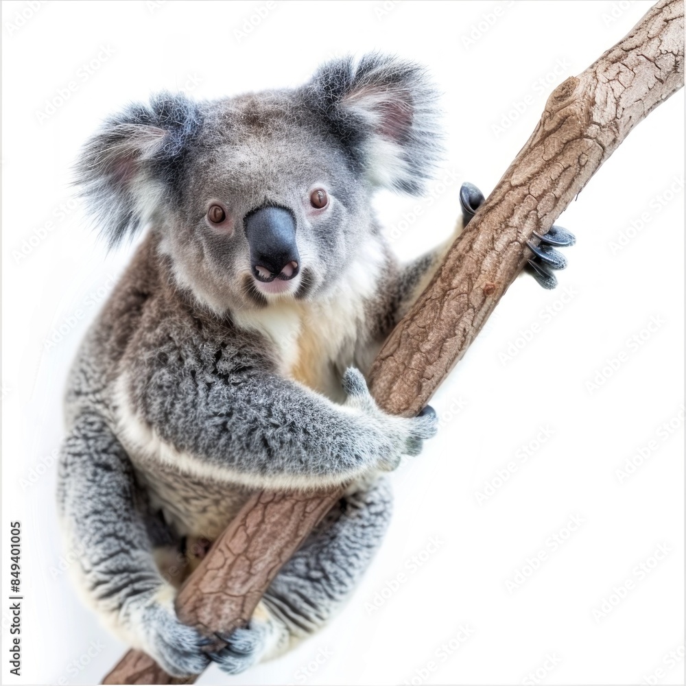 Naklejka premium Koala isolated on white background