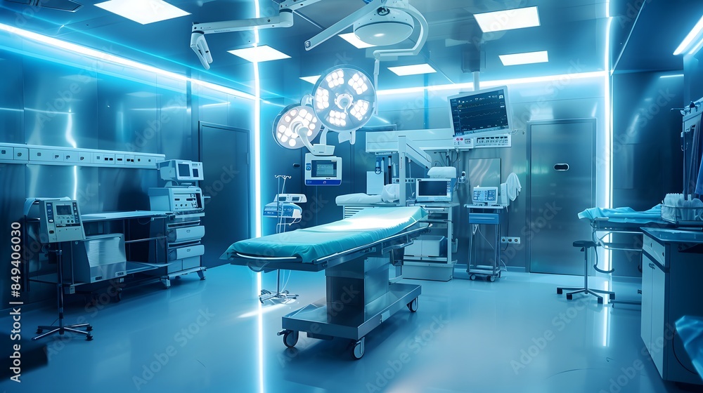 In advanced operating room In advanced operating room