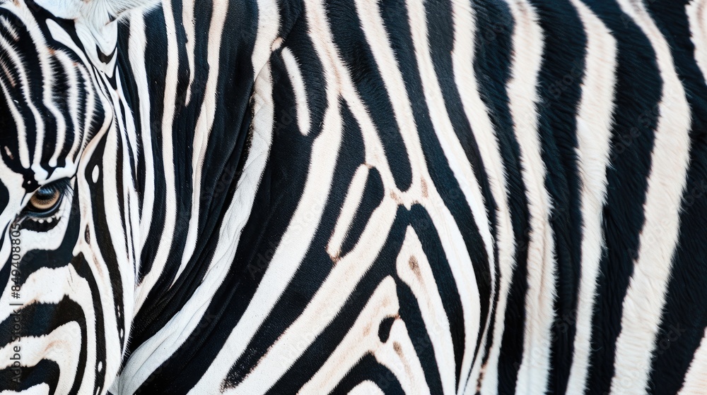 Zebra pattern on a white backdrop Zebra pattern on a white backdrop