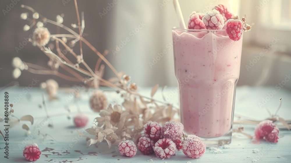 A berries smoothie A berries smoothie