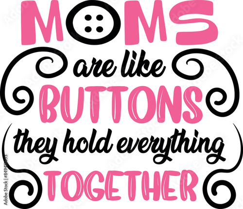 Mother's day lettering. Interesting, heartwarming and cool lettering illustration vector