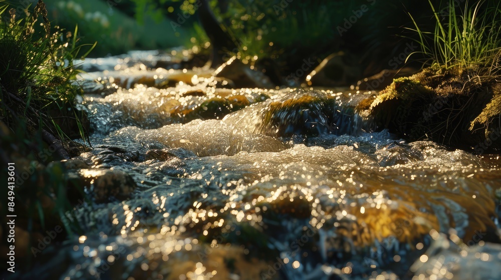 Fototapeta premium Flowing Stream