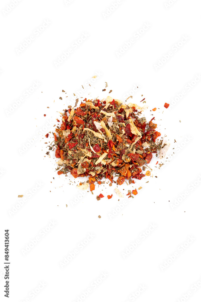 Fototapeta premium East spices and seasoningsisolated on a white background.