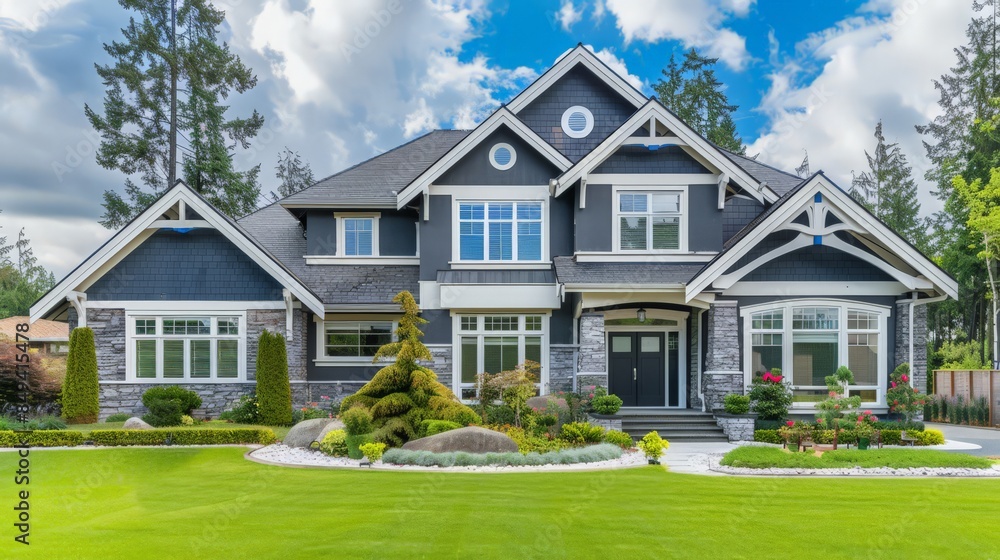 Obraz premium Real estate listings showcase properties for sale or rent, attracting potential buyers or tenants.