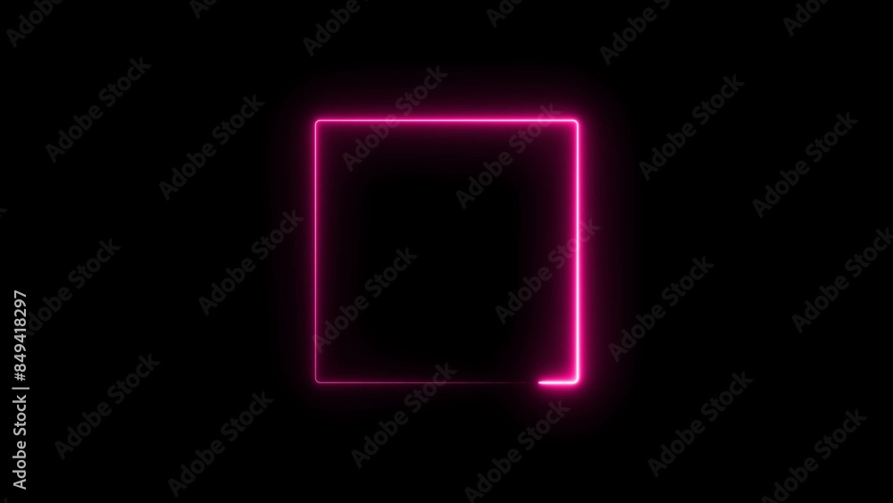 Abstract Glowing Neon Light Effect Illustration Background. Abstract Glowing Neon Light Effect Illustration Background.
