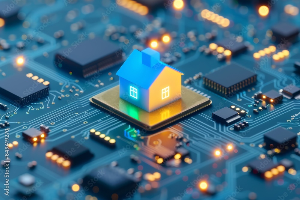 Obraz premium AI driven robotic tutor in a classroom setting, revolutionizing education with advanced interactive learning methods