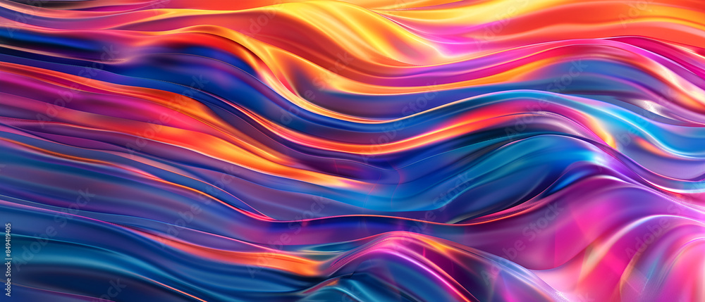 Glossy metallic surface with flowing curves , Fluid waves of pink and blue ,Abstract fluid iridescent holographic neon curved wave ,abstract background Glossy metallic surface with flowing curves , Fluid waves of pink and blue ,Abstract fluid iridescent holographic neon curved wave ,abstract background