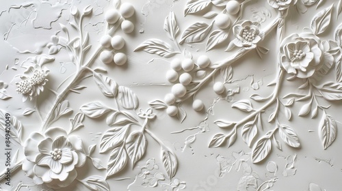 The tactile feel of embossed paper texture adds dimension to any artwork.