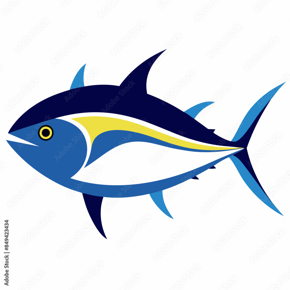 Obraz premium shark isolated on white