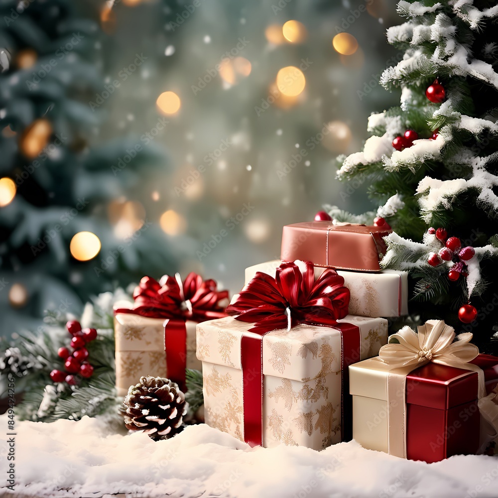 A Vibrant Digital Background Perfect for the Christmas Season A Vibrant Digital Background Perfect for the Christmas Season