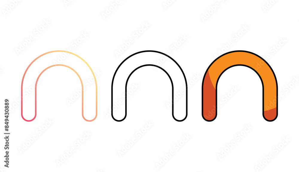 Intersection Of Two Sets icon design with white background stock illustration Intersection Of Two Sets icon design with white background stock illustration