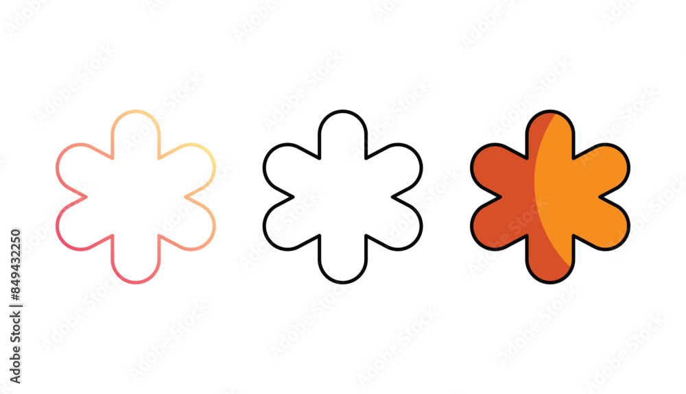 Star icon design with white background stock illustration Star icon design with white background stock illustration