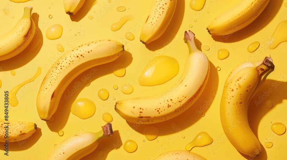 Refreshing image of bananas, reminding viewers of their potassium-rich goodness Refreshing image of bananas, reminding viewers of their potassium-rich goodness