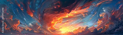 Swirling Fantastical Clouds...