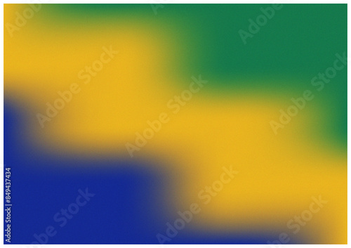 Mesh gradient with grain texture. Blue, white, red colors. Abstract banner. Flag of Brazil - brazil official symbol